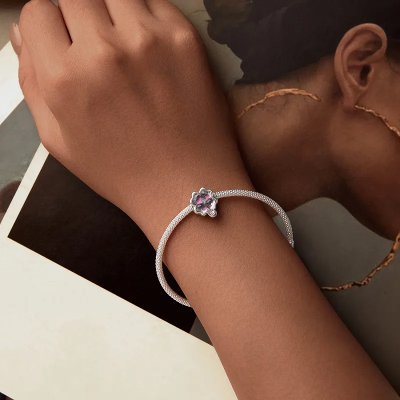 (image for) PANDORA Style Four Leaf Clover charm - SCC2780 - View 6