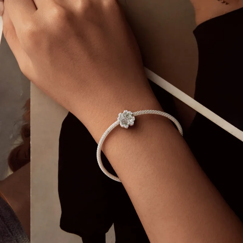 (image for) PANDORA Style Four Leaf Clover charm - SCC2803 - View 6