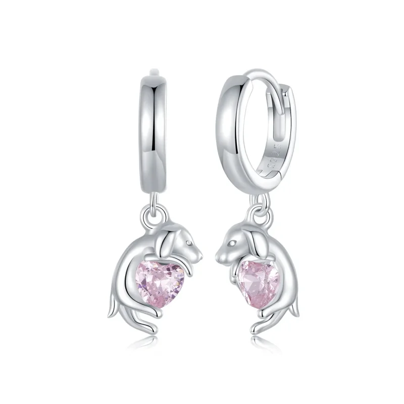 (image for) PANDORA Style Golden Retriever Ear Clips - SCE1759 - Product Image