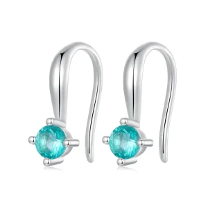 (image for) PANDORA Style Green ear hooks - BSE1029