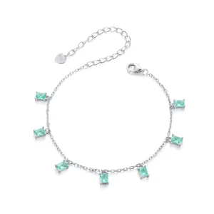 (image for) PANDORA Style Green small tassel bracelet - BSB168