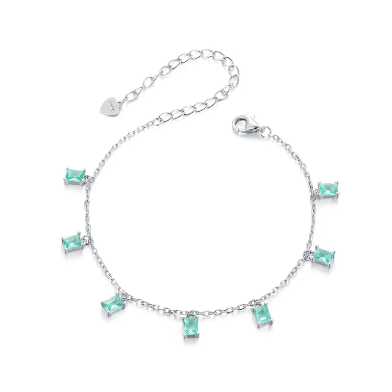 (image for) PANDORA Style Green small tassel bracelet - BSB168 - Product Image