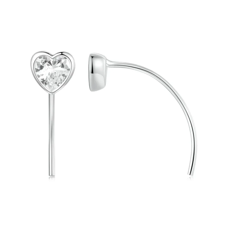 (image for) PANDORA Style Heart earrings - BSE1003 - Product Image