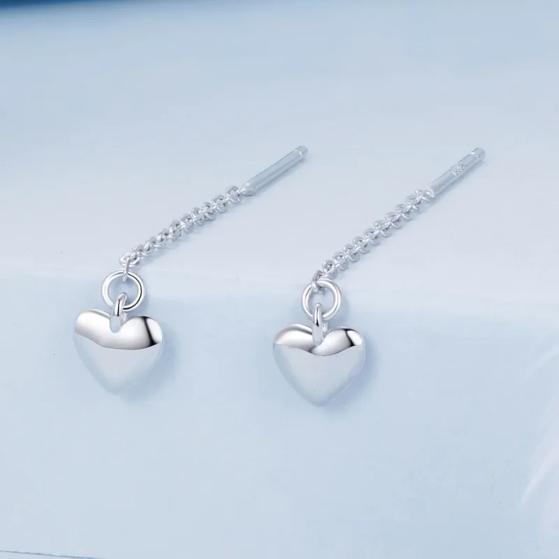 (image for) PANDORA Style Heart earrings - BSE1006 - View 2