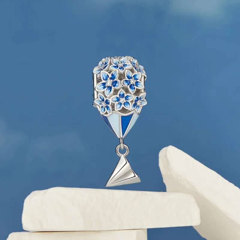 (image for) PANDORA Style Hot Air Balloon charm - BSC1026 - View 2