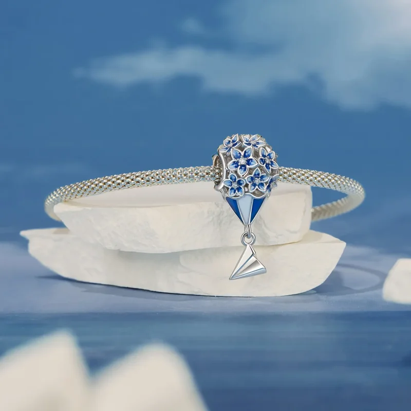 (image for) PANDORA Style Hot Air Balloon charm - BSC1026 - View 4