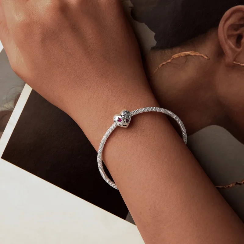 (image for) PANDORA Style Jigsaw heart charm - SCC2775 - View 6