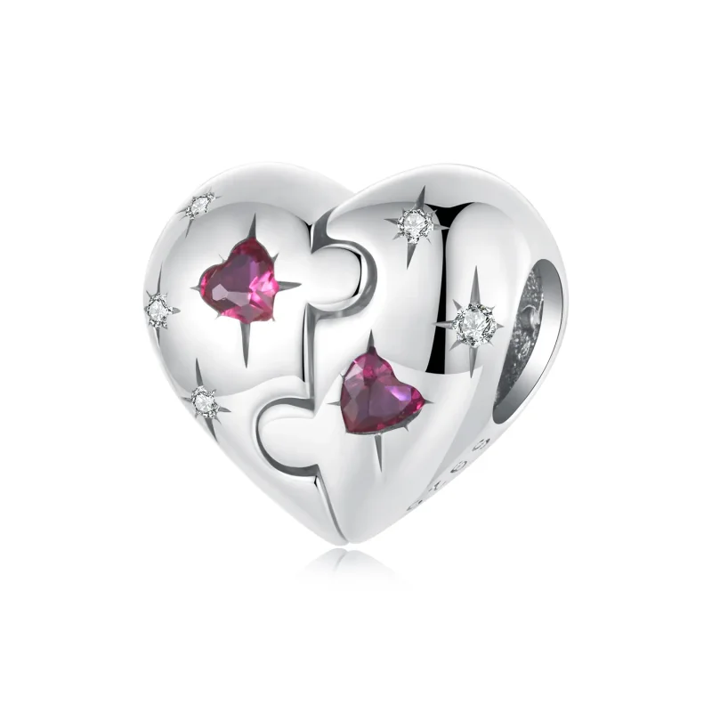 (image for) PANDORA Style Jigsaw heart charm - SCC2775 - Product Image