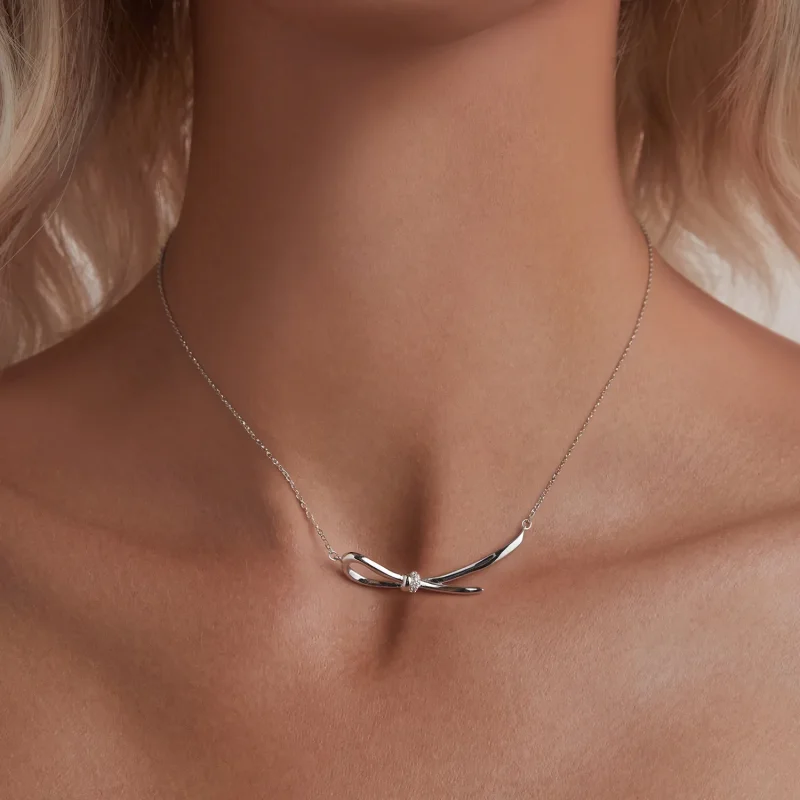 (image for) PANDORA Style Knot Necklace - BSN392 - View 5