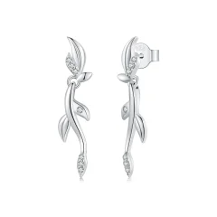 (image for) PANDORA Style Leaf earrings - BSE1025