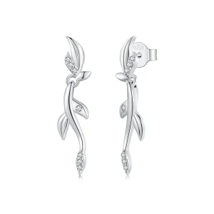 (image for) PANDORA Style Leaf earrings - BSE1025