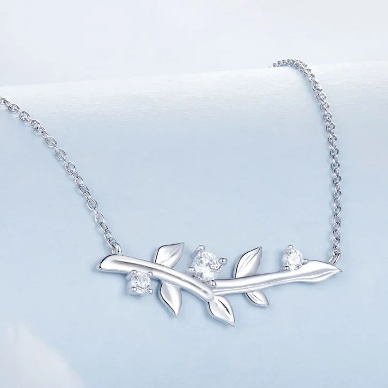 (image for) PANDORA Style Leaf Necklace - BSN391 - View 2