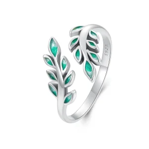 (image for) PANDORA Style Leaf Open Ring - BSR542-E