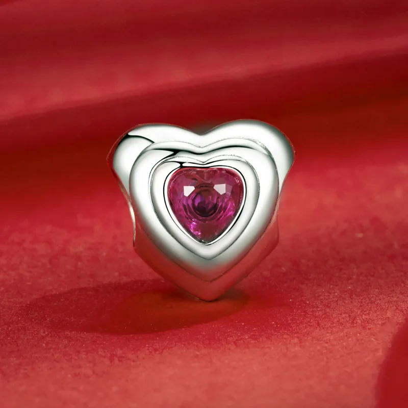 (image for) PANDORA Style Love Heart Classic Halo charm - SCC2776 - View 2