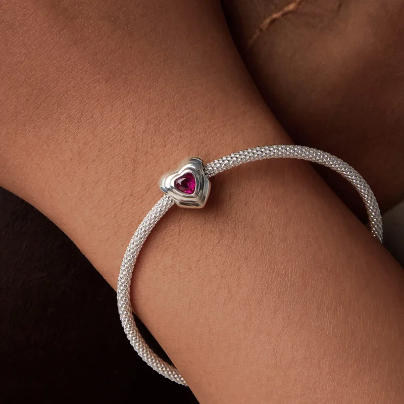 (image for) PANDORA Style Love Heart Classic Halo charm - SCC2776 - View 7