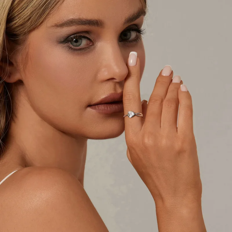 (image for) PANDORA Style Love Infinity Ring - BSR550 - View 7