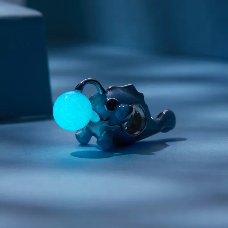 (image for) PANDORA Style Luminous Lantern Fish charm - SCC2795 - View 4
