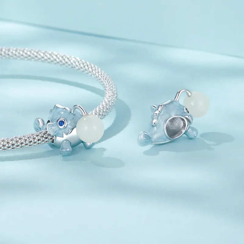 (image for) PANDORA Style Luminous Lantern Fish charm - SCC2795 - View 5