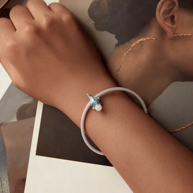 (image for) PANDORA Style Luminous Lantern Fish charm - SCC2795 - View 7