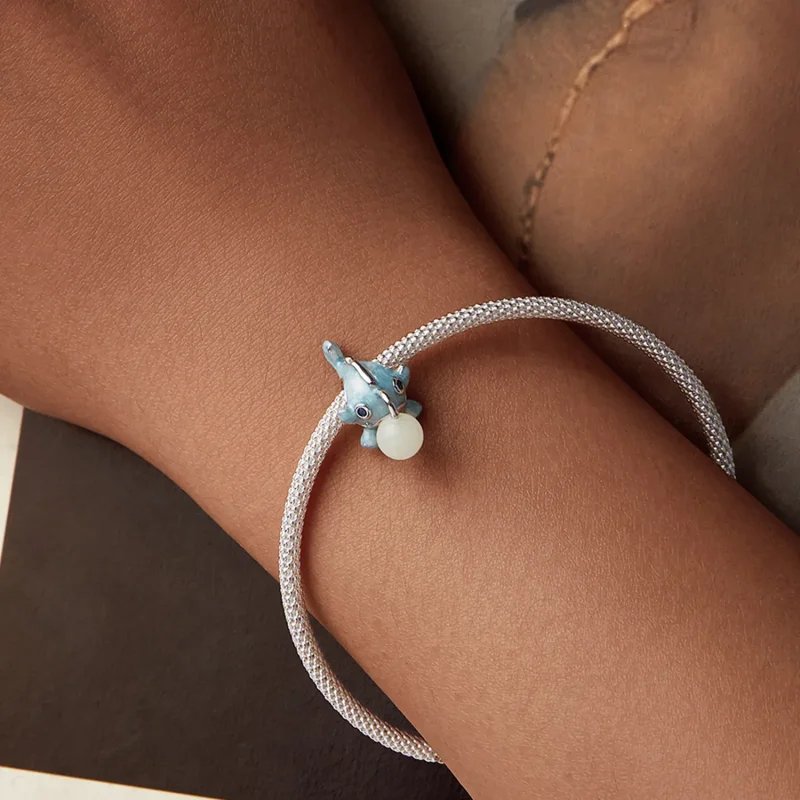 (image for) PANDORA Style Luminous Lantern Fish charm - SCC2795 - View 9