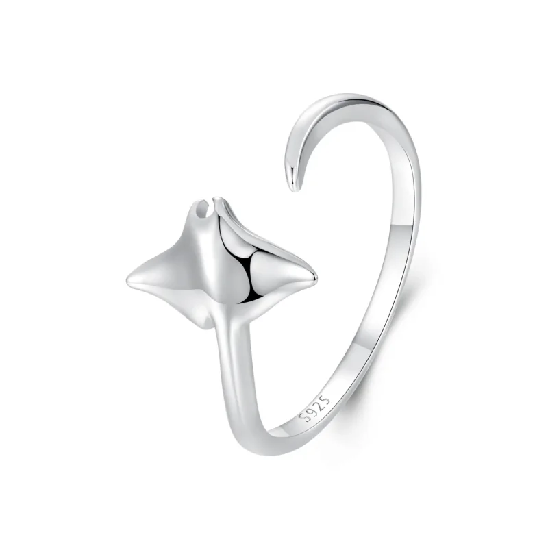 (image for) PANDORA Style Manta ray Open Ring - SCR1037-E - Product Image