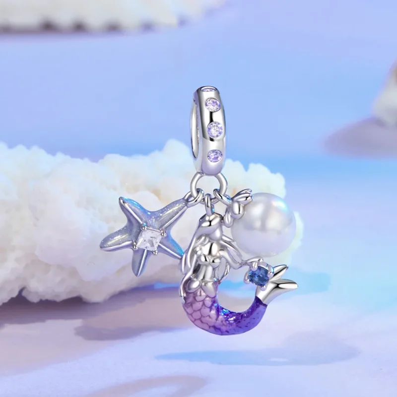 (image for) PANDORA Style Mermaid Pendant - SCC2768 - View 2