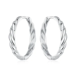 (image for) PANDORA Style Metallic twist earrings - BSE1024-L