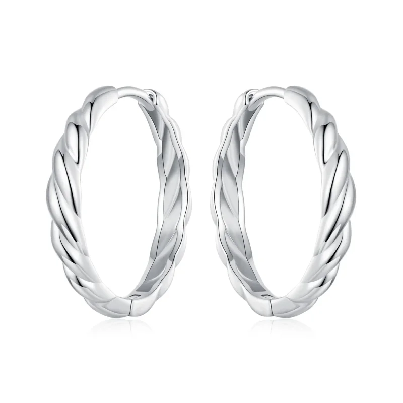 (image for) PANDORA Style Metallic twist earrings - BSE1024-L - Product Image