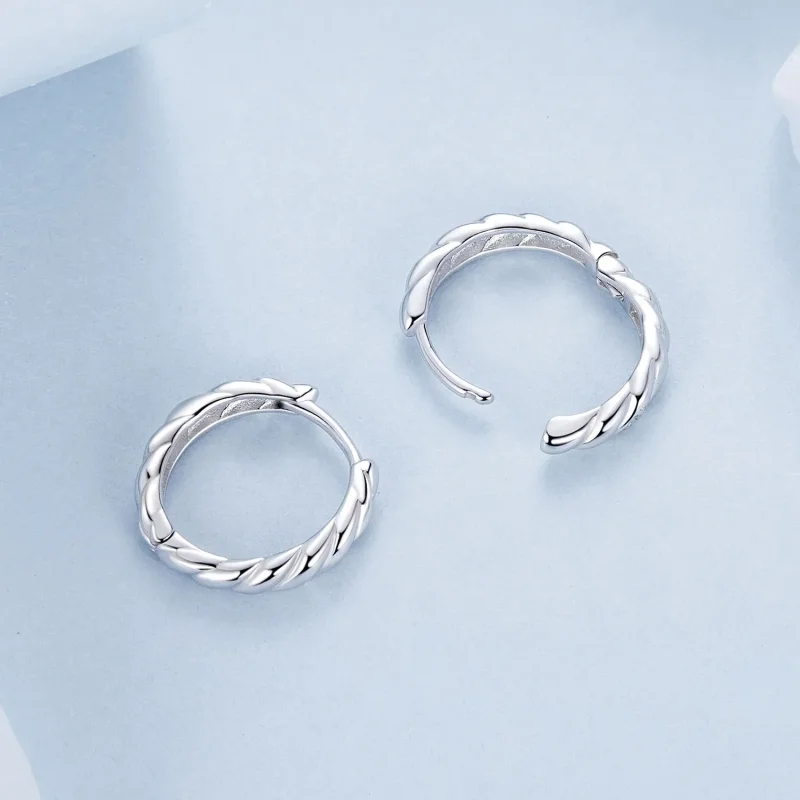 (image for) PANDORA Style Metallic twist earrings - BSE1024-M - View 4