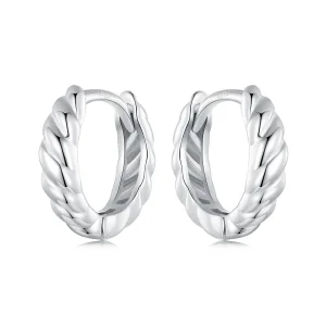 (image for) PANDORA Style Metallic twist earrings - BSE1024-S