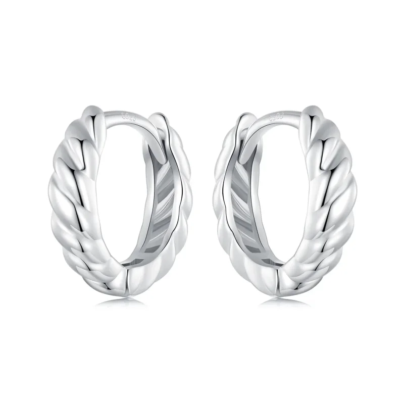 (image for) PANDORA Style Metallic twist earrings - BSE1024-S - Product Image