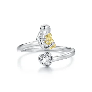 (image for) PANDORA Style Mother and Child Embrace Ring - SCR1051-E