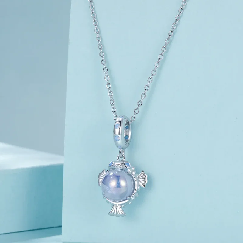 (image for) PANDORA Style Ocean Puffer Pendant - SCC2798 - View 3