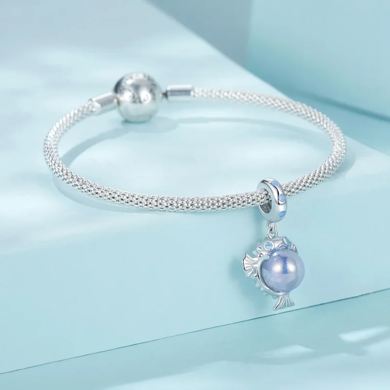 (image for) PANDORA Style Ocean Puffer Pendant - SCC2798 - View 4