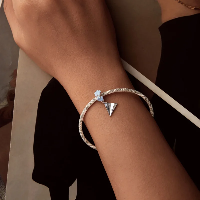 (image for) PANDORA Style Paper Plane Pendant - BSC1027 - View 5