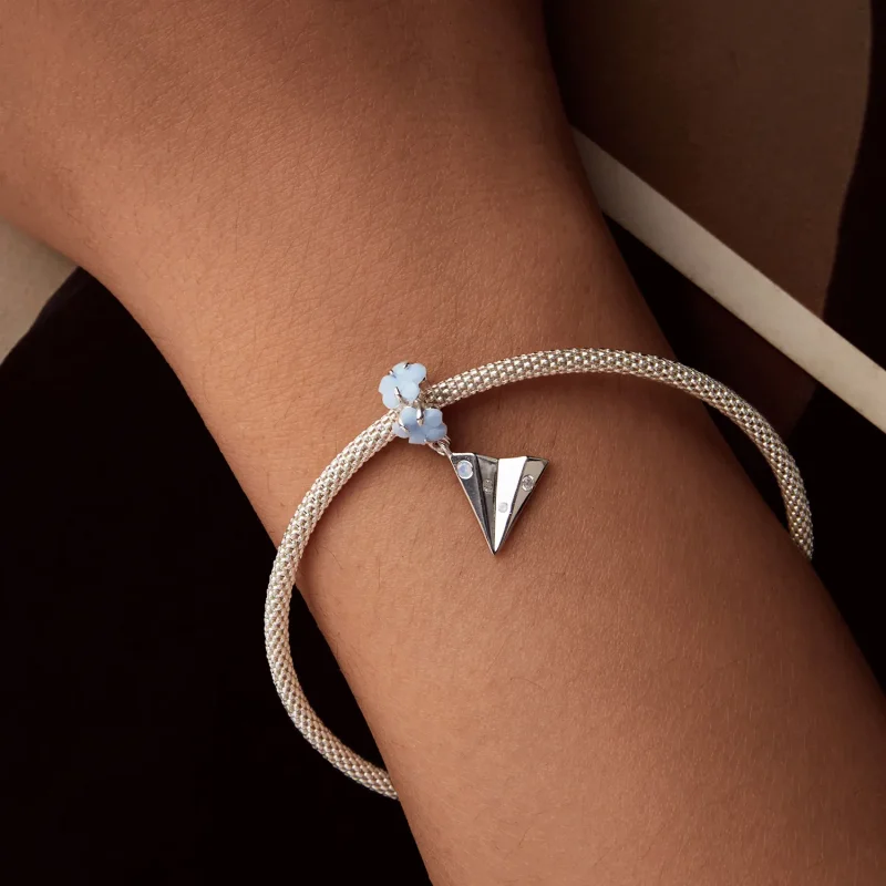 (image for) PANDORA Style Paper Plane Pendant - BSC1027 - View 6