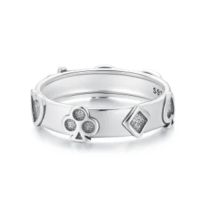(image for) PANDORA Style Poker Ring - SCR1036