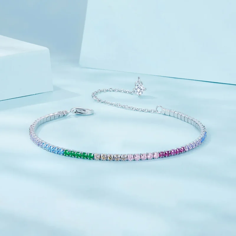 (image for) PANDORA Style Rainbow Bracelet - SCB277 - View 3
