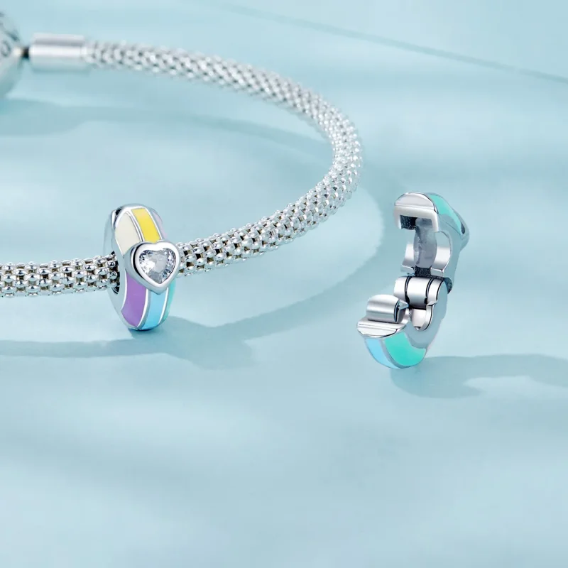 (image for) PANDORA Style Rainbow positioning buckle - SCC2782 - View 4