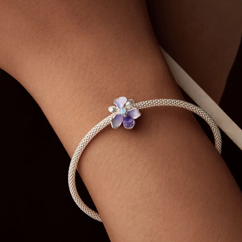 (image for) PANDORA Style Romantic Iris charm - BSC1031 - View 7