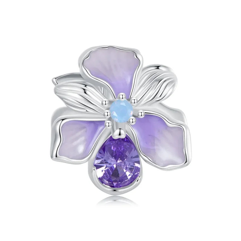 (image for) PANDORA Style Romantic Iris charm - BSC1031 - Product Image