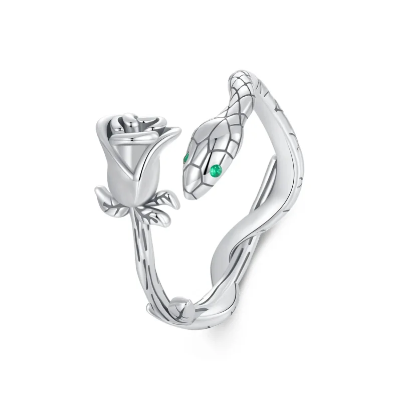 (image for) PANDORA Style Rose Snake Open Ring - SCR1041-E - Product Image