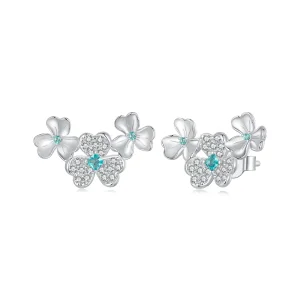 (image for) PANDORA Style Shamrock earrings - BSE1026