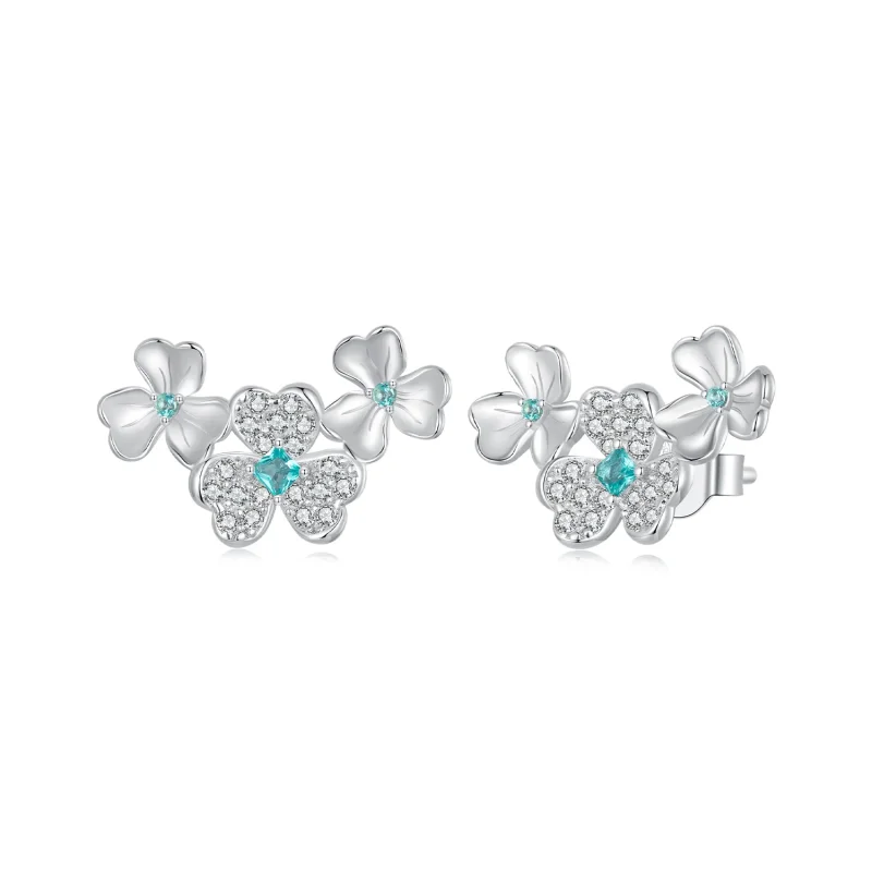 (image for) PANDORA Style Shamrock earrings - BSE1026 - Product Image