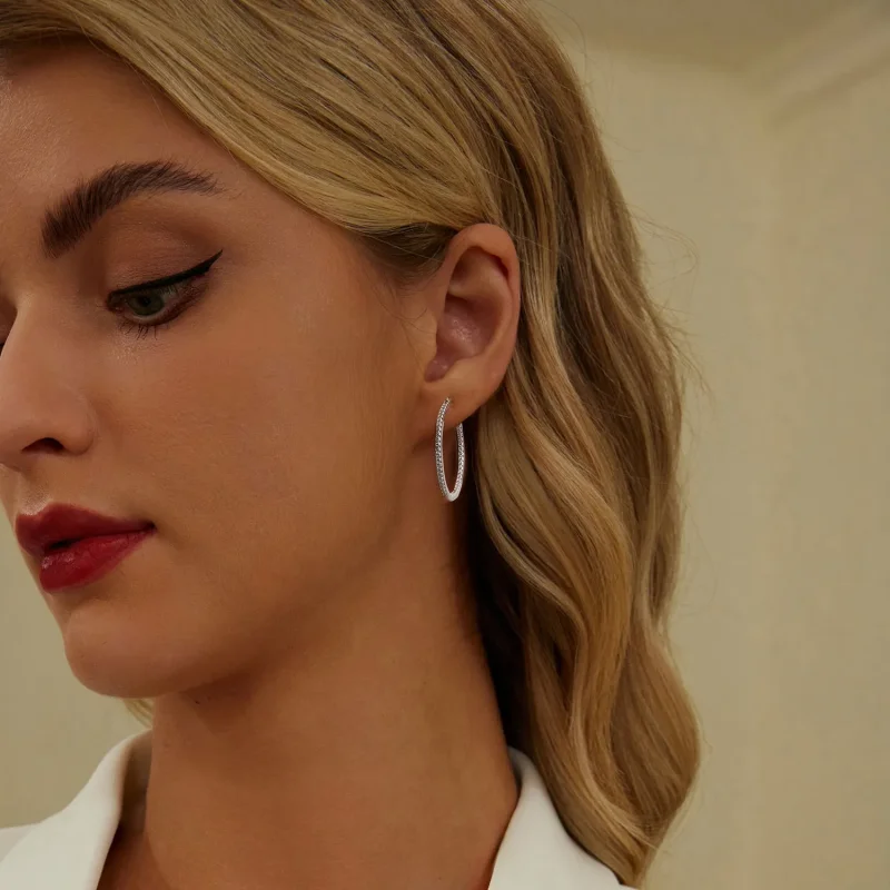 (image for) PANDORA Style Shining earrings - BSE1023-L - View 8