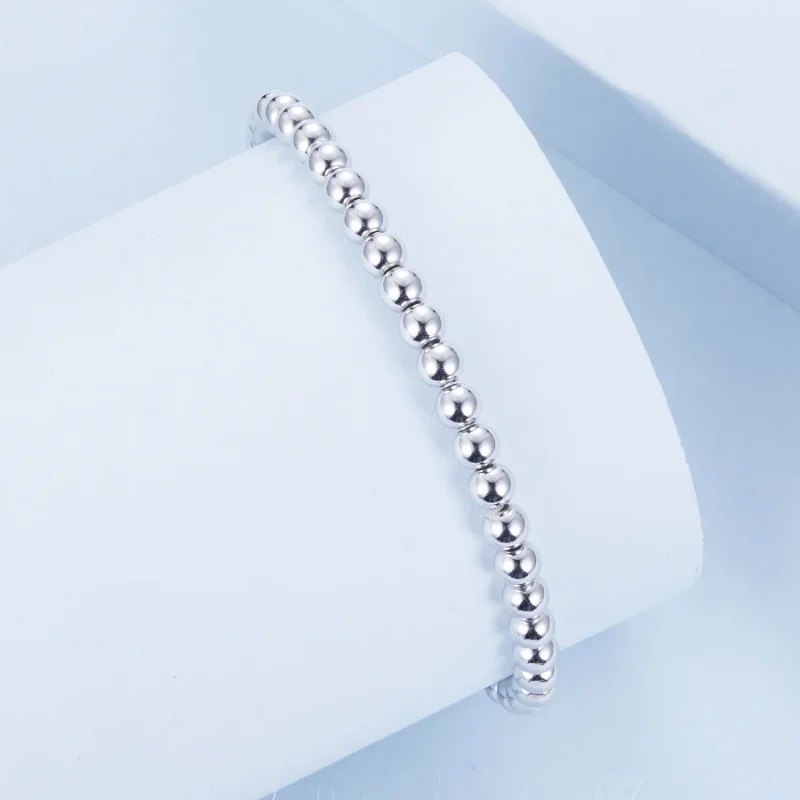 (image for) PANDORA Style Silver Bead Bracelet - BSB175 - View 2