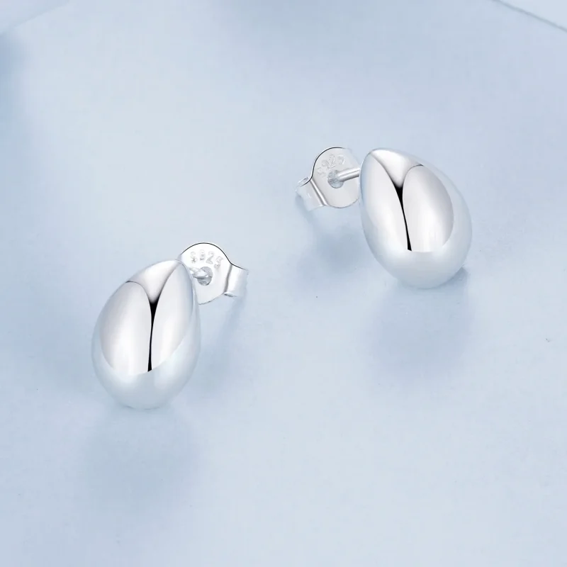 (image for) PANDORA Style Silver teardrop earrings - BSE1014 - View 3