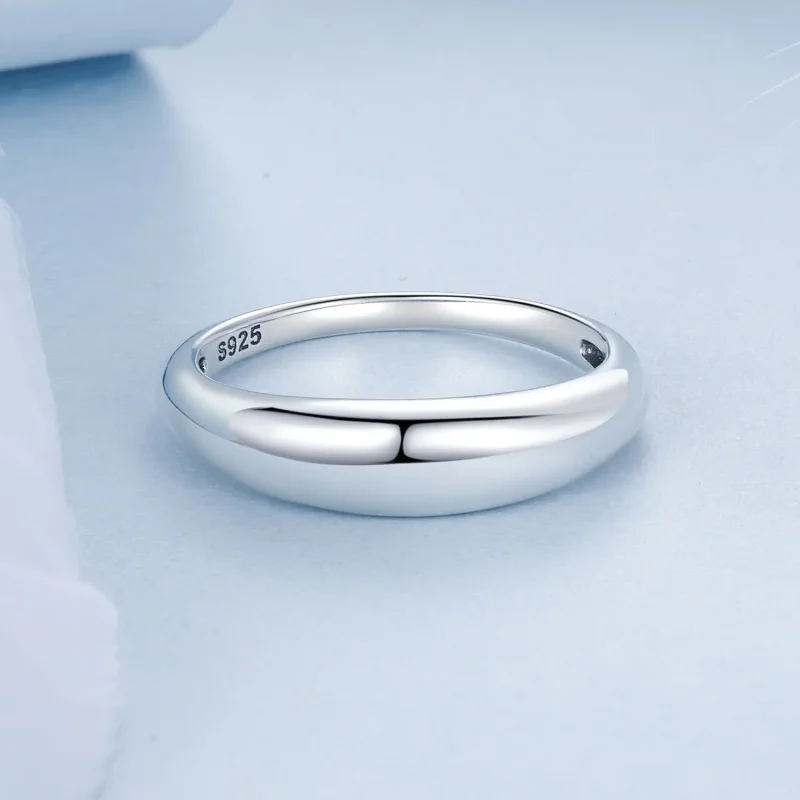 (image for) PANDORA Style Smooth simple ring - BSR558 - View 3