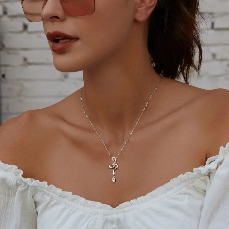 (image for) PANDORA Style Snake necklace - BSN385 - View 6