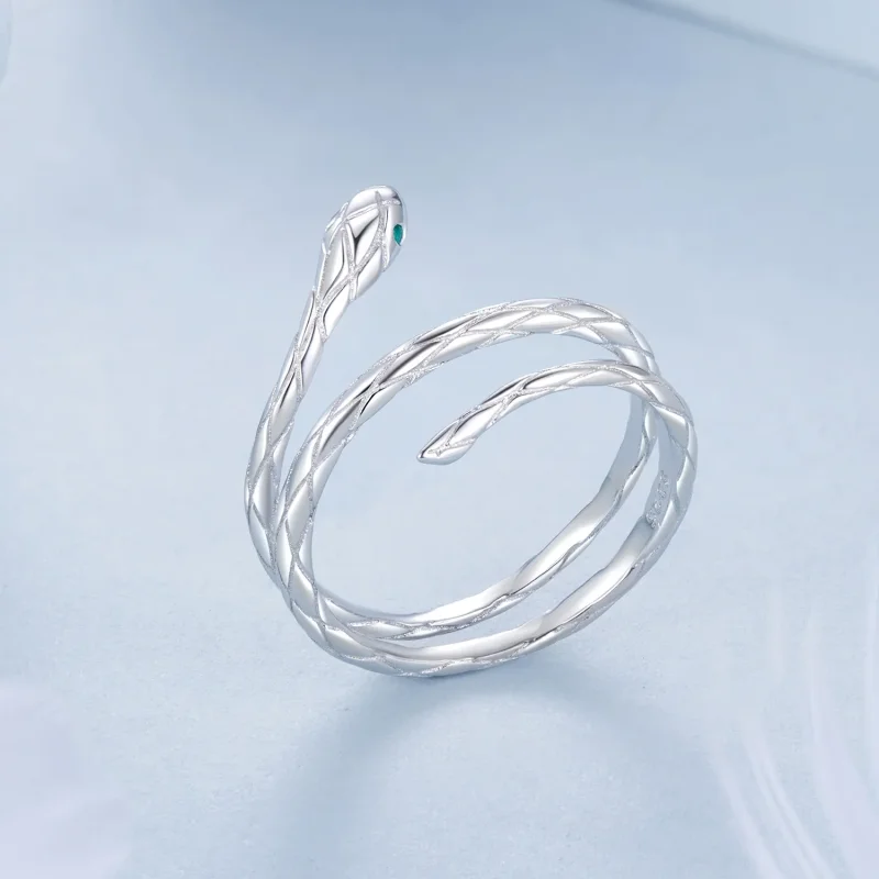 (image for) PANDORA Style Snake Open Ring - BSR555-E - View 2